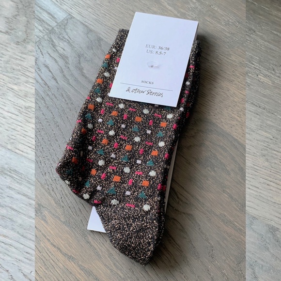 & Other Stories | Glitter & Colorful Dots Socks - Picture 2 of 7